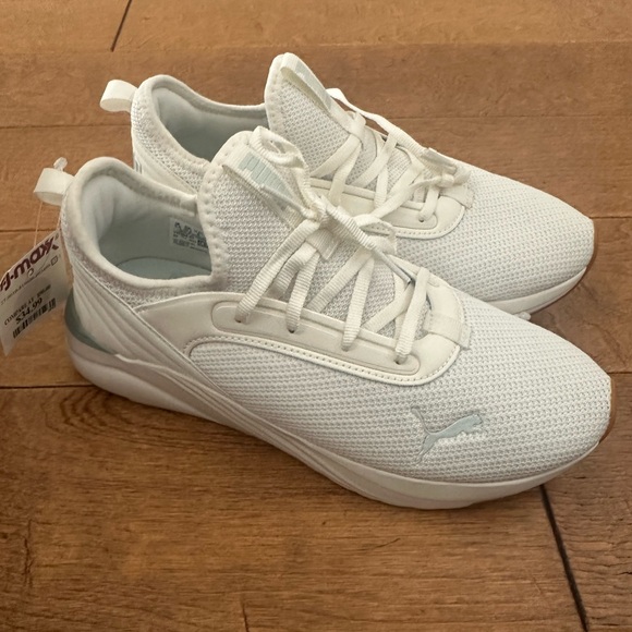 Puma White Mesh Sneakers - Picture 7 of 7